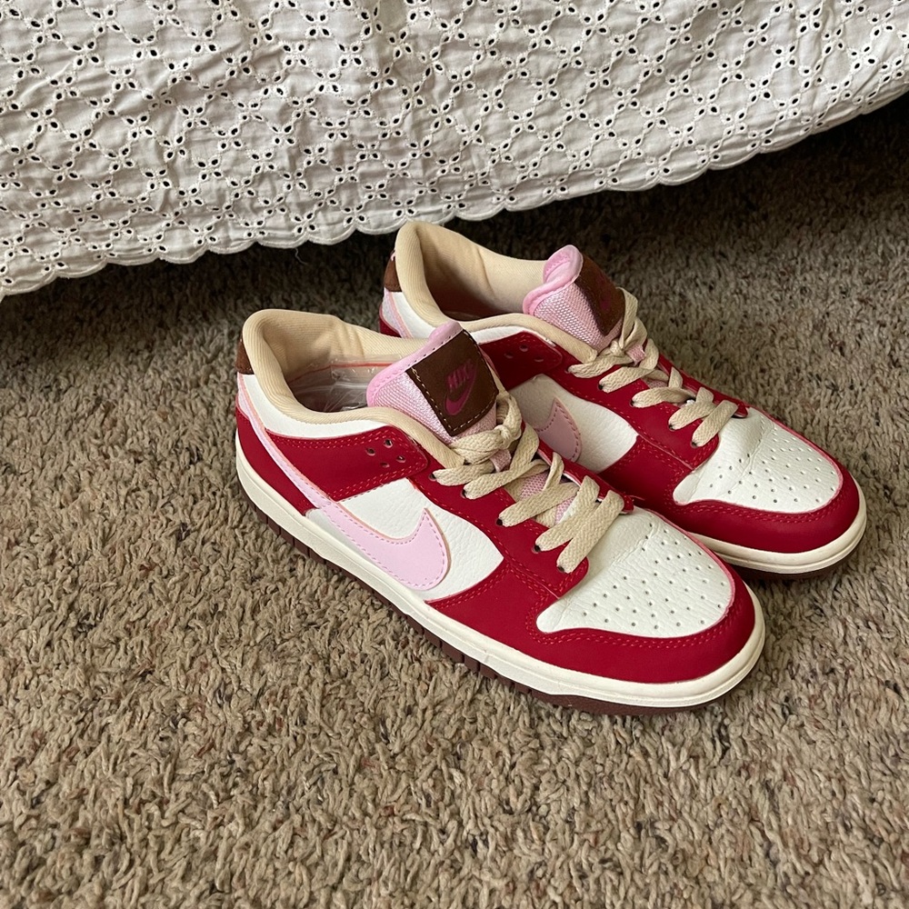 Nike Red and Pink Low-Top Sneakers